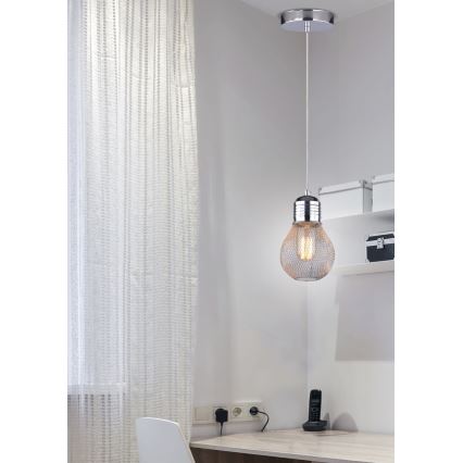 Lampadario a sospensione con filo GLIVA 1xE27/60W/230V