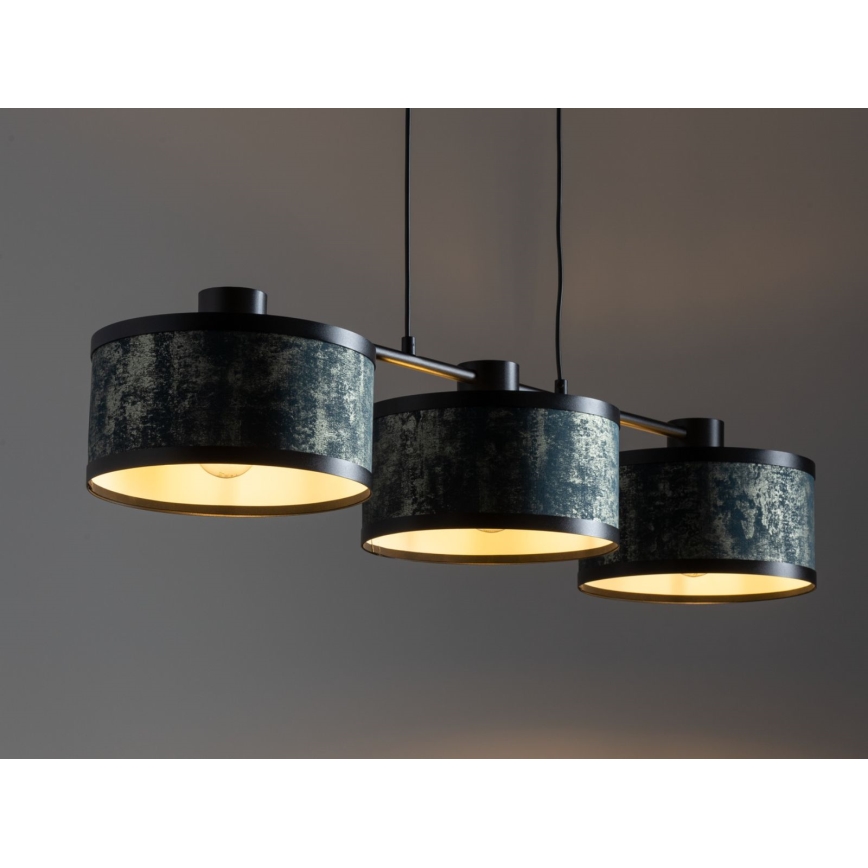 Lampadario a sospensione con filo GLORY 3xE27/60W/230V