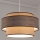 Lampadario a sospensione con filo GRACE 1xE27/60W/230V beige/marrone