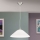Lampadario a sospensione con filo GRADO 1xE27/60W/230V diametro 40 cm cromo opaco