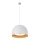 Lampadario a sospensione con filo GRAVITY 3xE27/7W/230V bianco