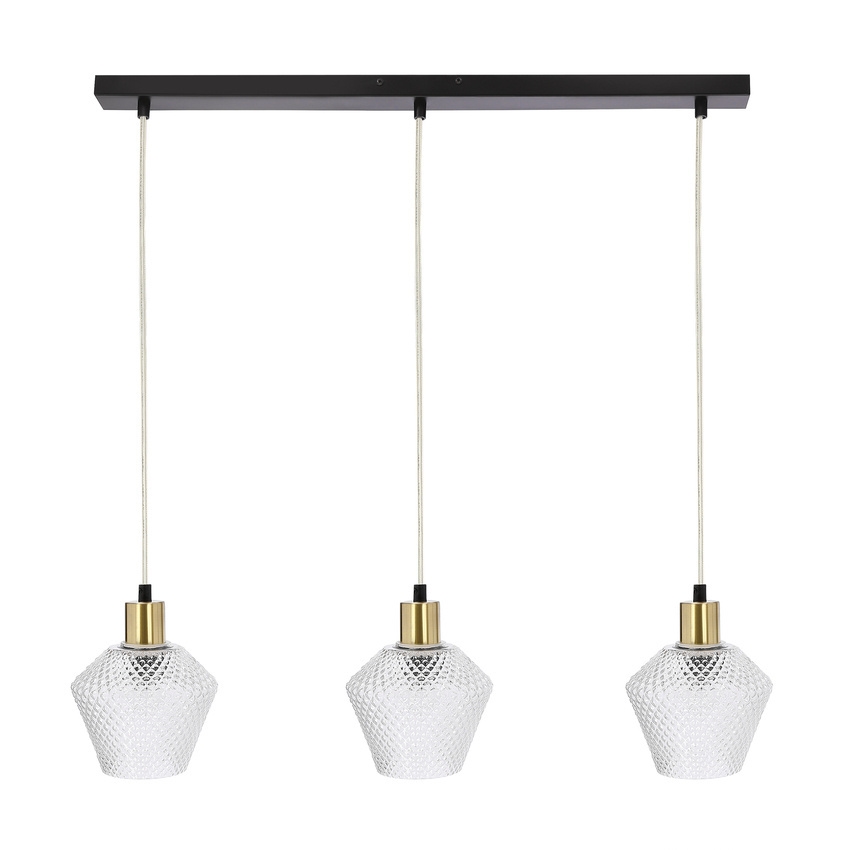 Lampadario a sospensione con filo GRENIKO 3xE14/40W/230V