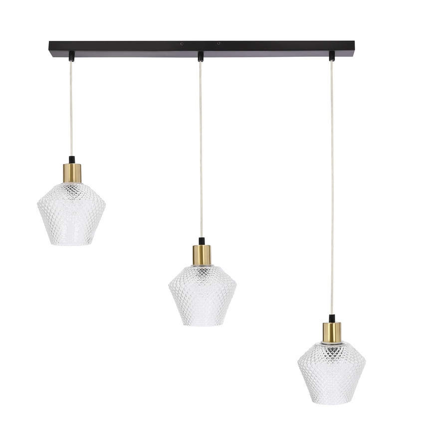 Lampadario a sospensione con filo GRENIKO 3xE14/40W/230V