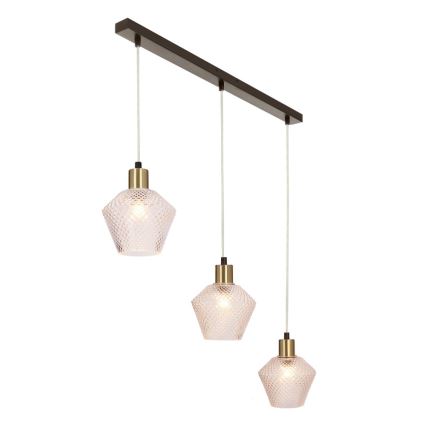 Lampadario a sospensione con filo GRENIKO 3xE14/40W/230V