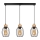 Lampadario a sospensione con filo GUNNAR 3xE27/60W/230V quercia