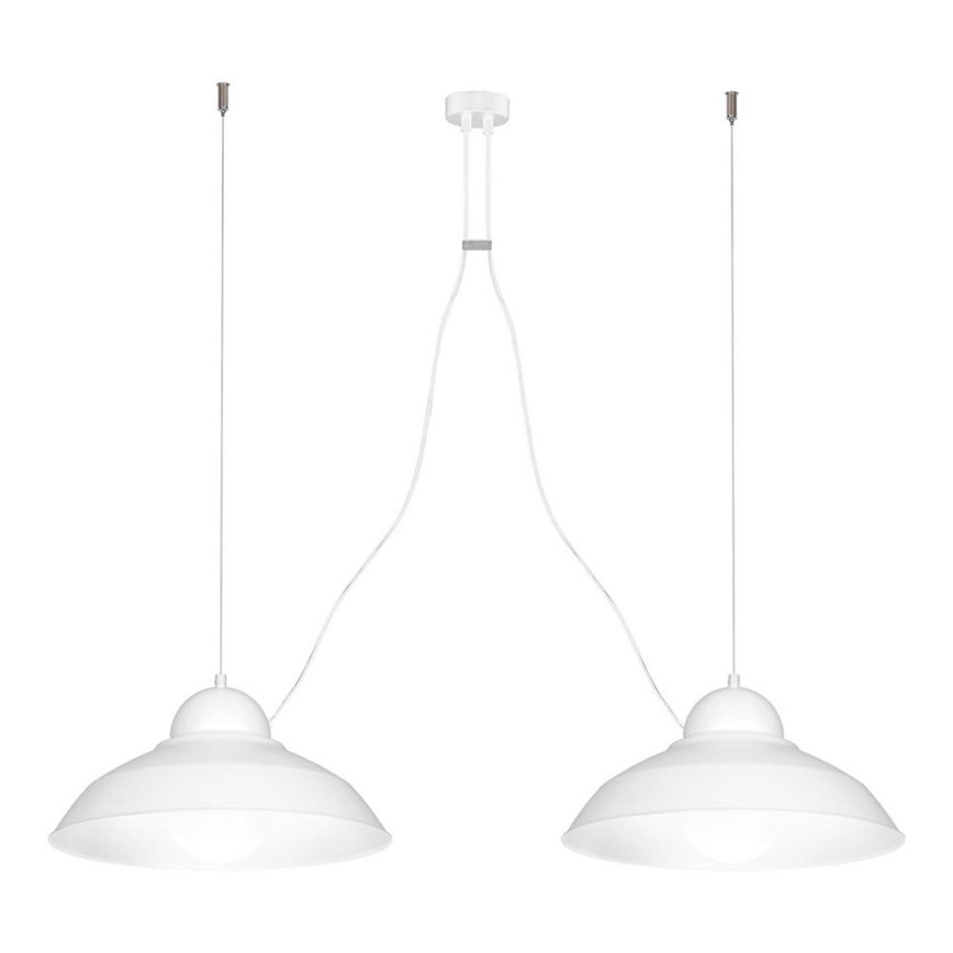Lampadario a sospensione con filo GUSTAV 2xE27/60W/230V