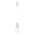 Lampadario a sospensione con filo HALO 1xG9/8W/230V diametro 12 cm color crema