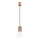 Lampadario a sospensione con filo HALO 1xG9/8W/230V diametro 12 cm marrone