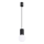 Lampadario a sospensione con filo HALO 1xG9/8W/230V diametro 12 cm nero
