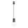 Lampadario a sospensione con filo HALO 1xG9/8W/230V diametro 12 cm verde