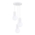 Lampadario a sospensione con filo HALO 3xG9/8W/230V diametro 25 cm bianco