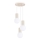Lampadario a sospensione con filo HALO 3xG9/8W/230V diametro 25 cm color crema