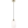 Lampadario a sospensione con filo HARMA 1xE27/15W/230V diametro 14 cm bianco/oro