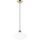 Lampadario a sospensione con filo HARMA 1xE27/15W/230V diametro 25 cm bianco/oro