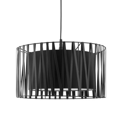 Lampadario a sospensione con filo HARMONY BLACK 1xE27/60W/230V