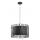 Lampadario a sospensione con filo HARMONY BLACK 3xE27/60W/230V