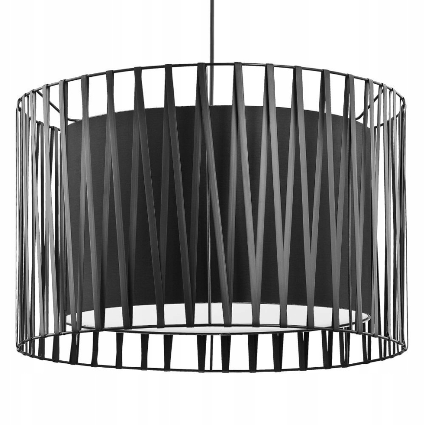 Lampadario a sospensione con filo HARMONY BLACK 3xE27/60W/230V