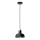Lampadario a sospensione con filo HEBE 1xE27/60W/230V nero