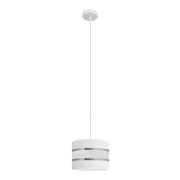 Lampadario a sospensione con filo HELEN 1xE27/15W/230V diametro 20 cm bianco