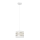 Lampadario a sospensione con filo HELEN 1xE27/15W/230V diametro 20 cm bianco/oro
