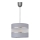 Lampadario a sospensione con filo HELEN 1xE27/15W/230V diametro 20 cm grigio/argento