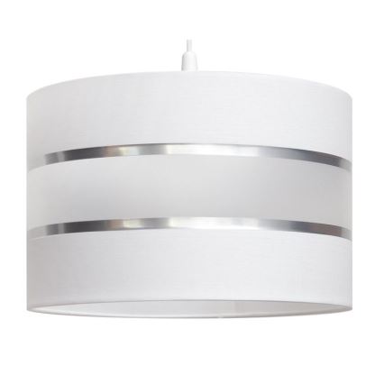 Lampadario a sospensione con filo HELEN 1xE27/15W/230V diametro 35 cm bianco