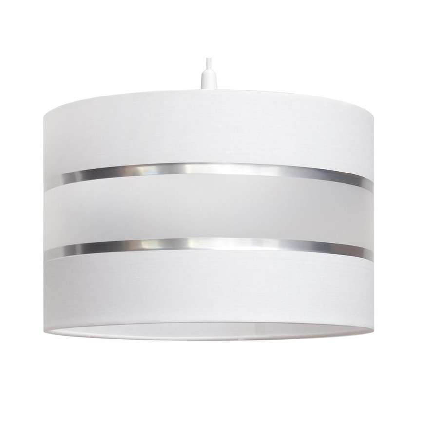 Lampadario a sospensione con filo HELEN 1xE27/15W/230V diametro 35 cm bianco