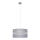 Lampadario a sospensione con filo HELEN 1xE27/15W/230V diametro 40 cm grigio/argento