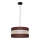 Lampadario a sospensione con filo HELEN 1xE27/15W/230V diametro 40 cm marrone/nero/oro