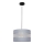 Lampadario a sospensione con filo HELEN 1xE27/15W/230V grigio/nero