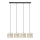 Lampadario a sospensione con filo HELEN 4xE27/15W/230V color crema/nero/oro