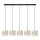 Lampadario a sospensione con filo HELEN 5xE27/15W/230V color crema/nero/oro