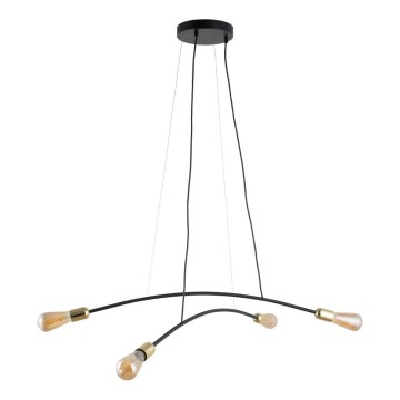 Lampadario a sospensione con filo HELIX 4xE27/15W/230V