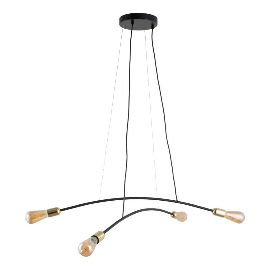 Lampadario a sospensione con filo HELIX 4xE27/15W/230V
