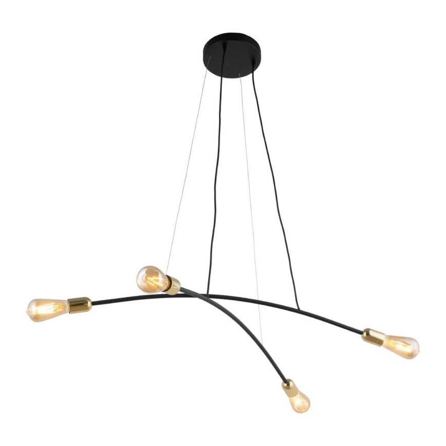 Lampadario a sospensione con filo HELIX 4xE27/15W/230V