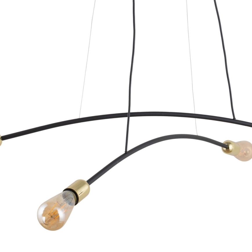 Lampadario a sospensione con filo HELIX 4xE27/15W/230V