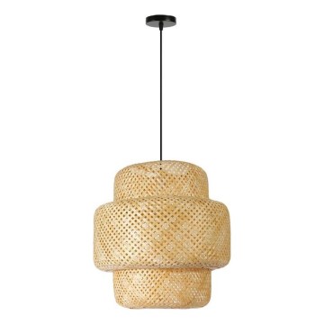Lampadario a sospensione con filo HILO 1xE27/40W/230V diametro 47 cm bambù