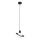 Lampadario a sospensione con filo HYPERION 1xG9/8W/230V nero