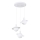 Lampadario a sospensione con filo HYPERION 3xG9/8W/230V bianco