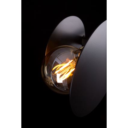 Lampadario a sospensione con filo IDEA 4xE27/15W/230V nero