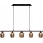 Lampadario a sospensione con filo IMAGINE 5xG9/40W/230V nero/fumé