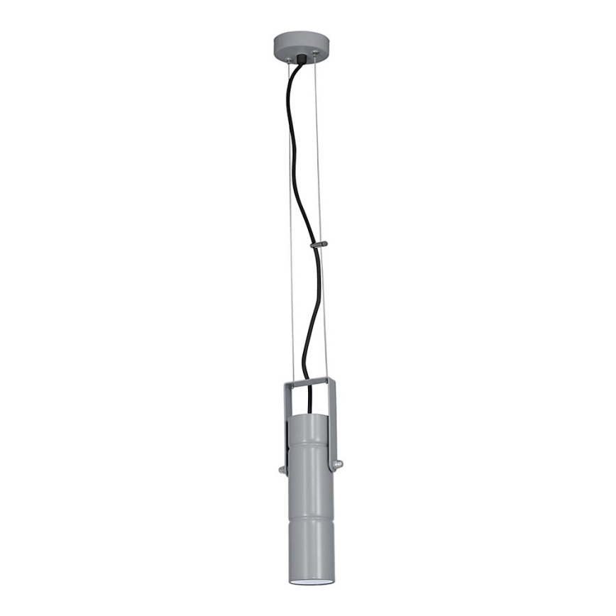 Lampadario a sospensione con filo IMPLODE 1xGU10/8W/230V grigio