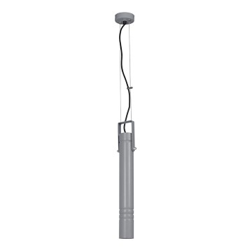 Lampadario a sospensione con filo IMPLODE 1xGU10/8W/230V grigio