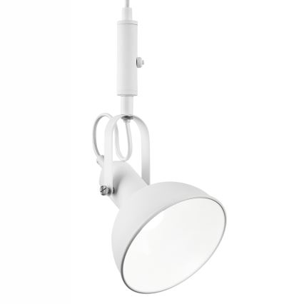 Lampadario a sospensione con filo IRMA 1xE14/28W/230V bianco