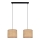 Lampadario a sospensione con filo IRMA 2xE27/60W/230V