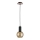 Lampadario a sospensione con filo JANTAR WOOD 1xE27/60W/230V