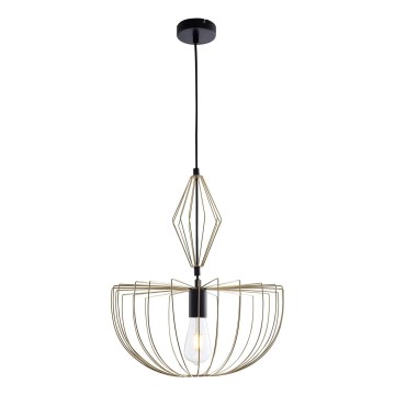 Lampadario a sospensione con filo JASMINA 1xE27/20W/230V diametro 40 cm oro