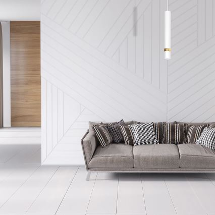 Lampadario a sospensione con filo JOKER 1xGU10/25W/230V bianco