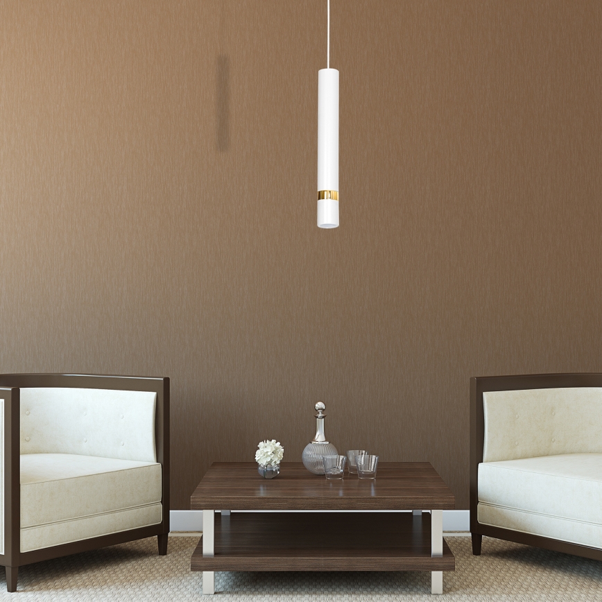 Lampadario a sospensione con filo JOKER 1xGU10/25W/230V bianco