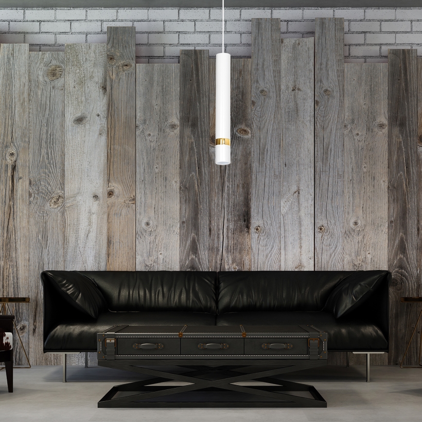 Lampadario a sospensione con filo JOKER 1xGU10/25W/230V bianco